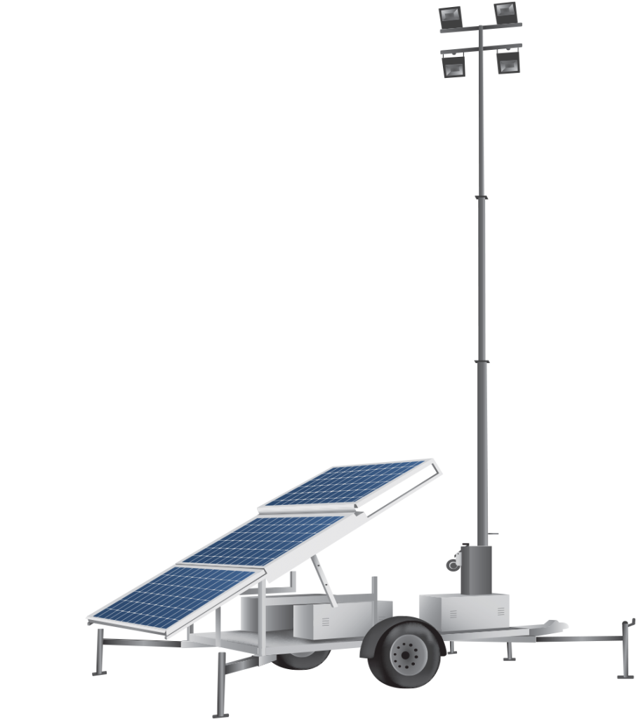 Solar Light Tower Electric Solar Tower Commercial Solar